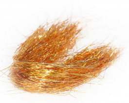 Fine 3D Tinsel Hair, Orange UVR / 21